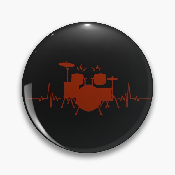 Item preview, Drums Heartbeat - Funny drummer designed and sold by SOUFIANE1991.