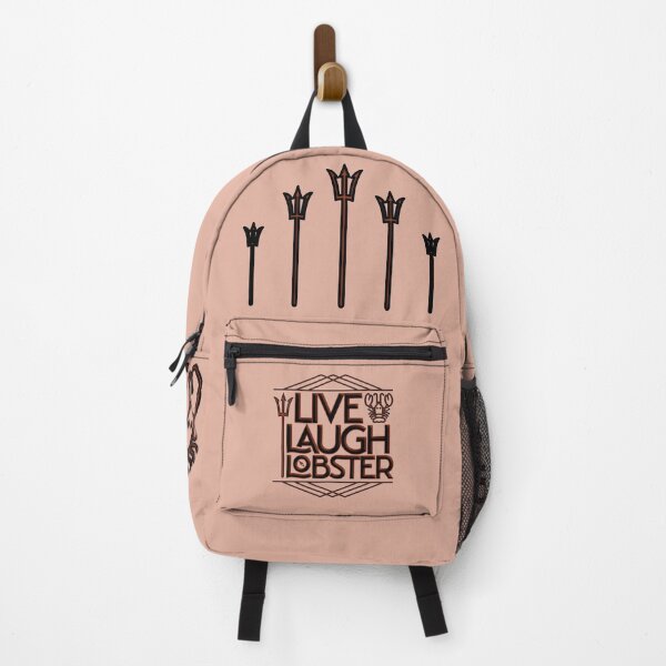 Item preview, Live, Laugh, Lobster Funny Deco Style Nautical Fishing Slogan (RED) designed and sold by CRHPOD20.