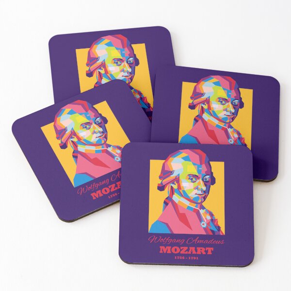 Item preview, Wolfgang Amadeus Mozart - Famous classic musician Illustration in vector wpap stylelda Meir illustration in Wpap style designed and sold by GreissDesign.