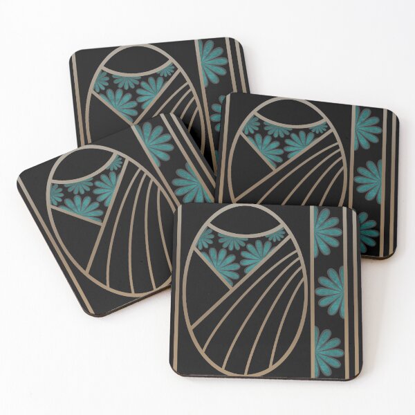 Item preview, Flowers Art Deco designed and sold by AbsentisDesigns.