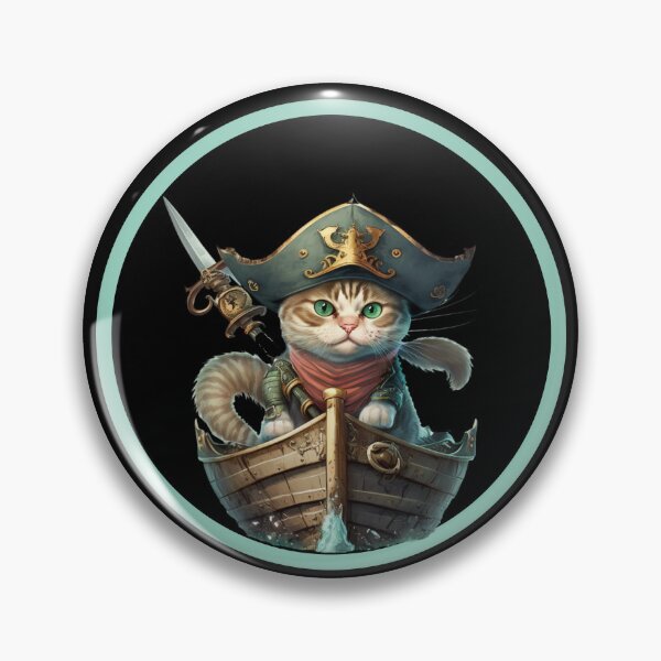Item preview, Pirate Cat designed and sold by Poppies-Express.