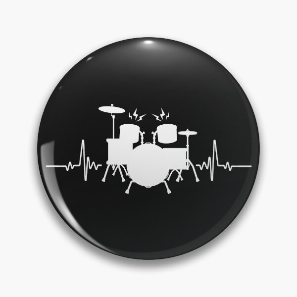 Item preview, Drums Heartbeat - Funny drummer designed and sold by SOUFIANE1991.