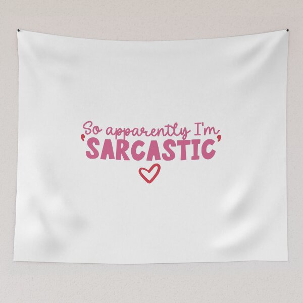 Item preview, so apparently i am sarcastic designed and sold by BGSMBOUTIQUE.