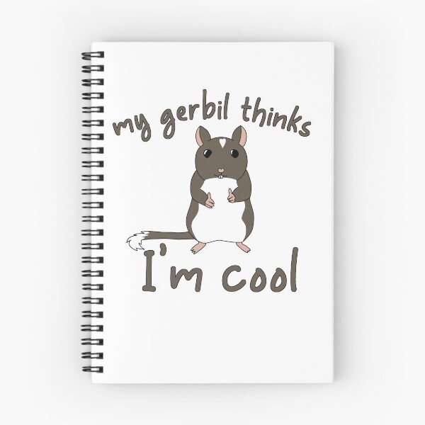 Item preview, Cute brown gerbil thinks im cool designed and sold by Becky-Marie.