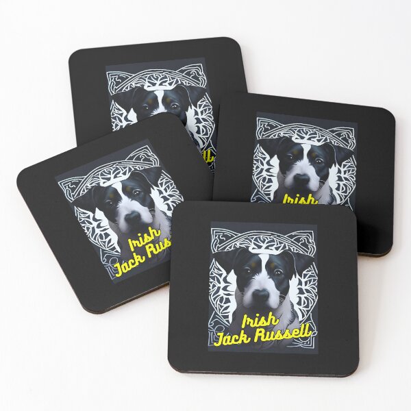 Item preview, Irish Jack Russell Black Background designed and sold by IrishPOD.