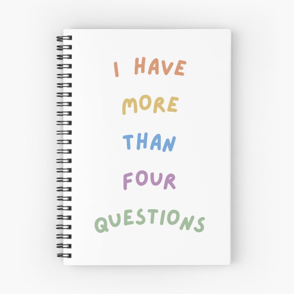 Item preview, I Have More Than Four Questions designed and sold by DBO ⭐⭐⭐⭐⭐.