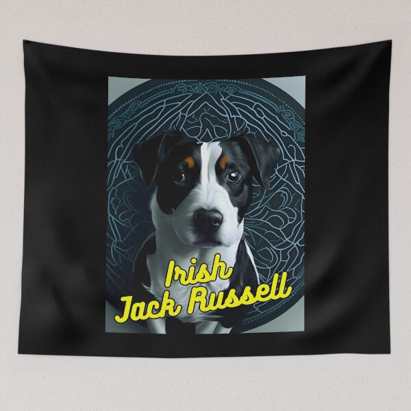 Item preview, Irish Jack Russell Green Background designed and sold by IrishPOD.