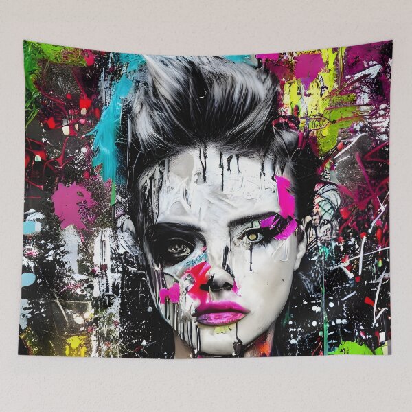 Item preview, Street Style AI Pop Art - Ai Art designed and sold by stayrad.