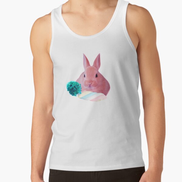 Pink Rabbit with carrot marshmellow by Alice Monber Tank Top