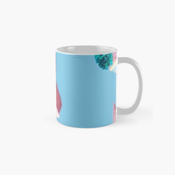 Pink Rabbit with carrot marshmellow by Alice Monber Classic Mug