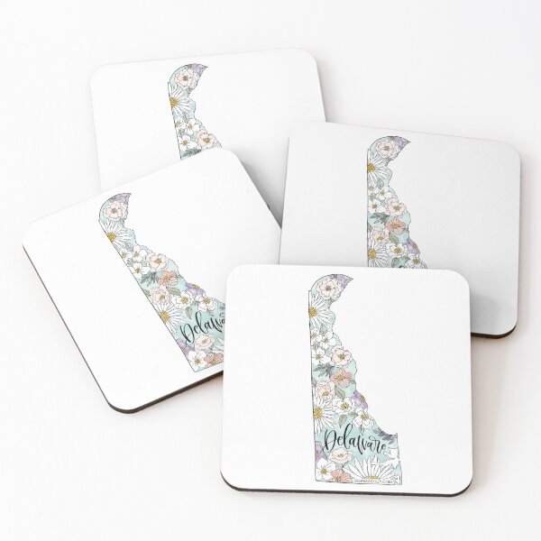 Item preview, Hand drawn Delaware Floral designed and sold by Selena Ashley Designs.