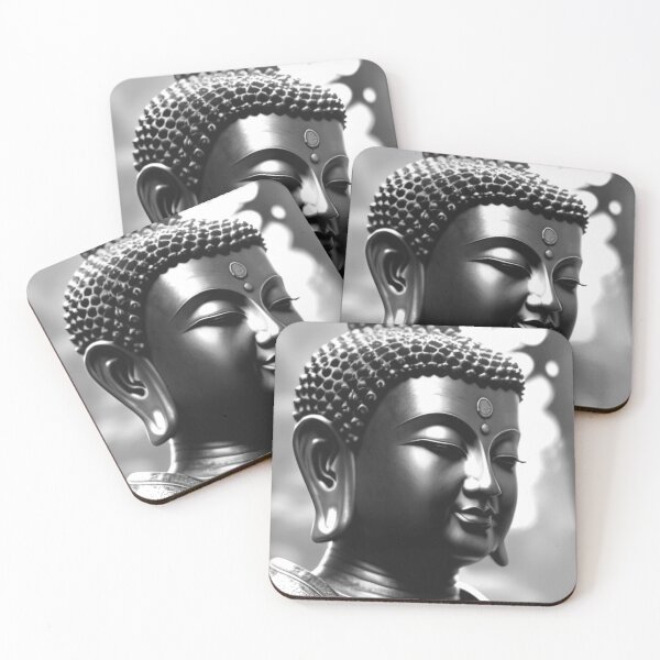 Item preview, A.I. Generated buddha b&w designed and sold by ASABOVESOBELOW3.