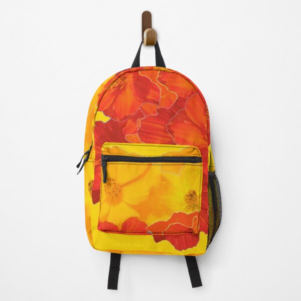 Item preview, YELLOW-ORANGE GARDEN FLOWERS ABSTRACT ART designed and sold by sharlesart.