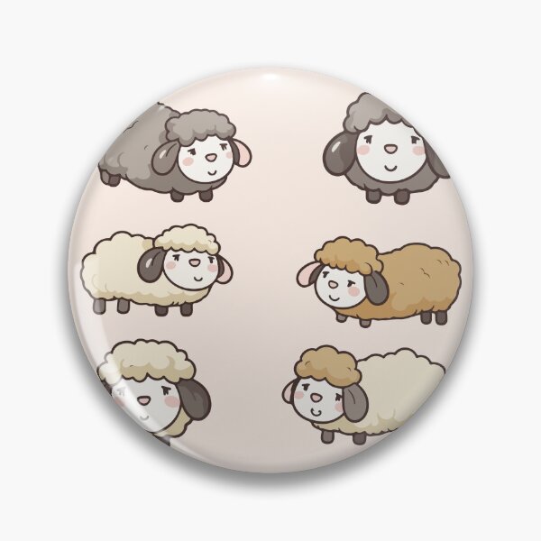 Item preview, Cute Sheep designed and sold by StickerWorlds.