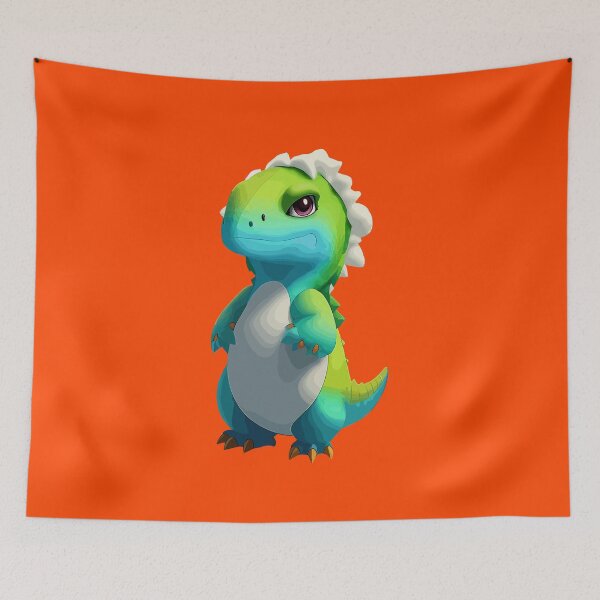Item preview, Cute cartoon dinosaur designed and sold by Pickmash.