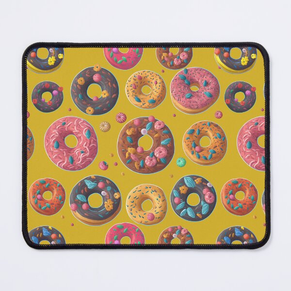 Item preview, Pink Yellow Donut Pattern for Childrens designed and sold by Digi Artworks Store.