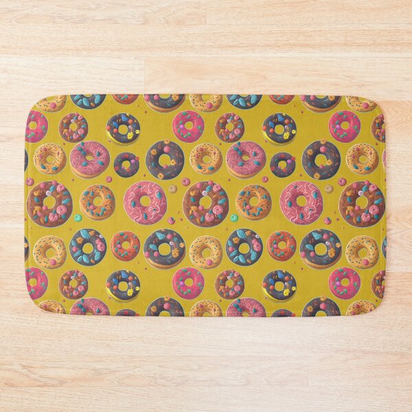 Item preview, Pink Yellow Donut Pattern for Childrens designed and sold by Digi Artworks Store.
