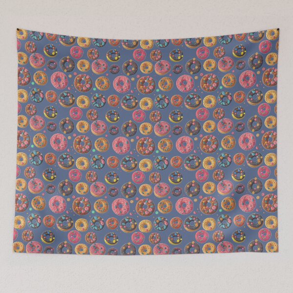 Item preview, Pink Chocolate Donuts Pattern designed and sold by Digi Artworks Store.