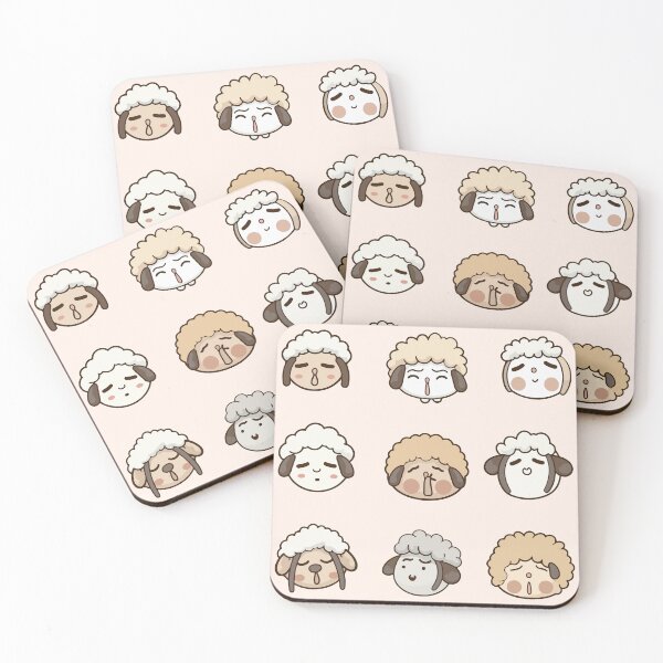 Item preview, Kawaii Sheep designed and sold by StickerWorlds.