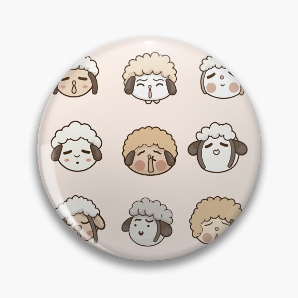 Item preview, Kawaii Sheep designed and sold by StickerWorlds.