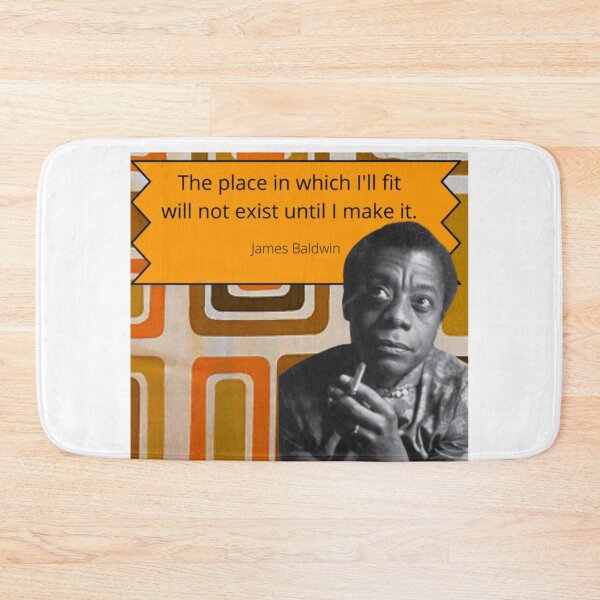 Item preview, James Baldwin Quote on Finding Your Place designed and sold by BattlestarEclectica.