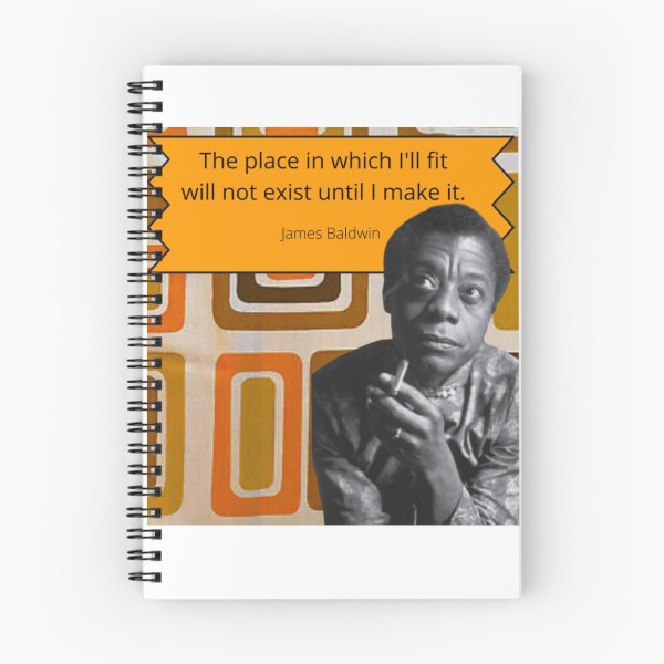 Item preview, James Baldwin Quote on Finding Your Place designed and sold by BattlestarEclectica.