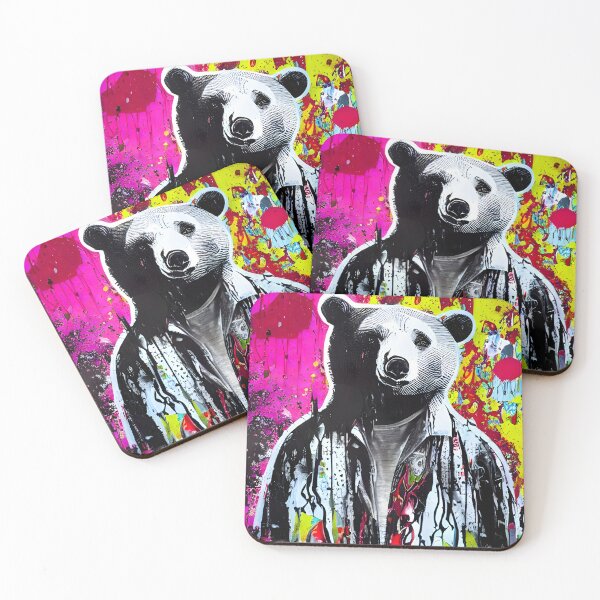 Item preview, Bear AI Pop Art - Ai Art designed and sold by stayrad.
