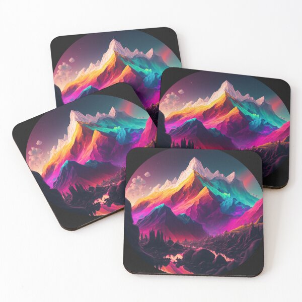 Item preview, Futuristic mountains  designed and sold by snapshotshop.