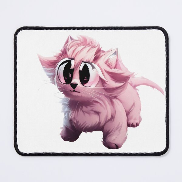 Item preview, Thundercloud, the Tousled Pink Cat designed and sold by SheepAttack.