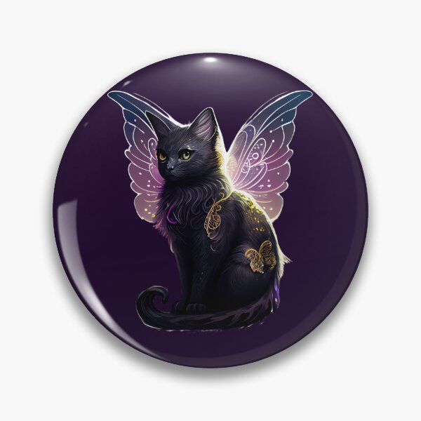 Item preview, Black winged cat designed and sold by Astralia.