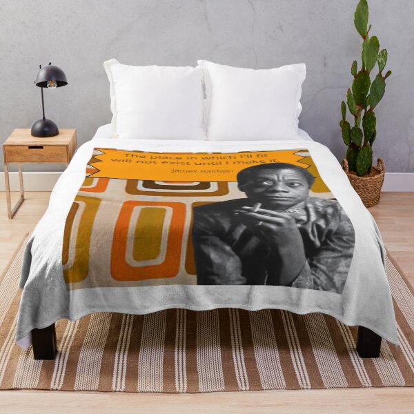 Item preview, James Baldwin Quote on Finding Your Place designed and sold by BattlestarEclectica.