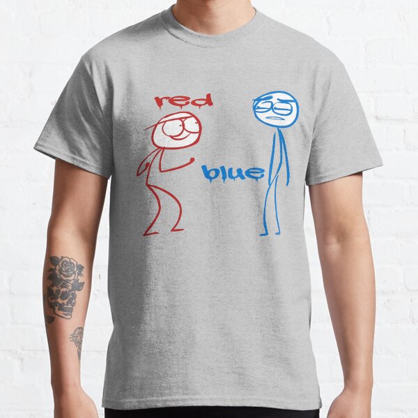 Aperçu de l'œuvre Figurines Dick - Rouge - Bleu - Funny Stickmen / Dickmen créée et vendue par LMAOdotcom.