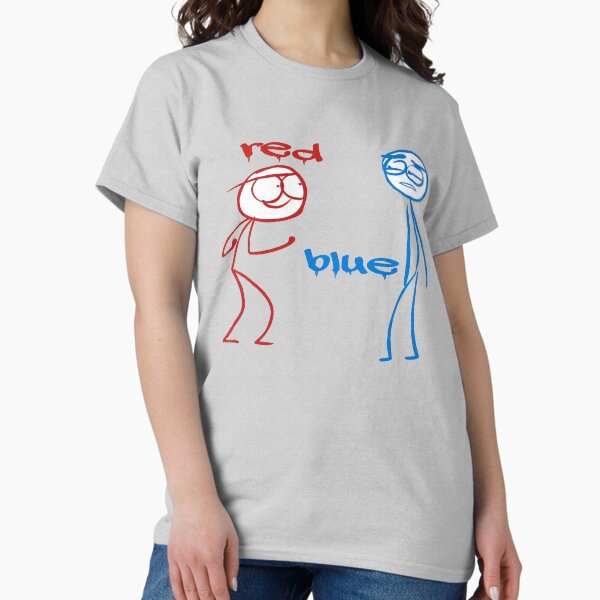 Aperçu de l'œuvre Figurines Dick - Rouge - Bleu - Funny Stickmen / Dickmen créée et vendue par LMAOdotcom.