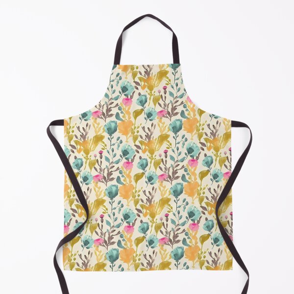 Item preview, Summer Garden Watercolor Style Seamless Pattern designed and sold by semisoberme.