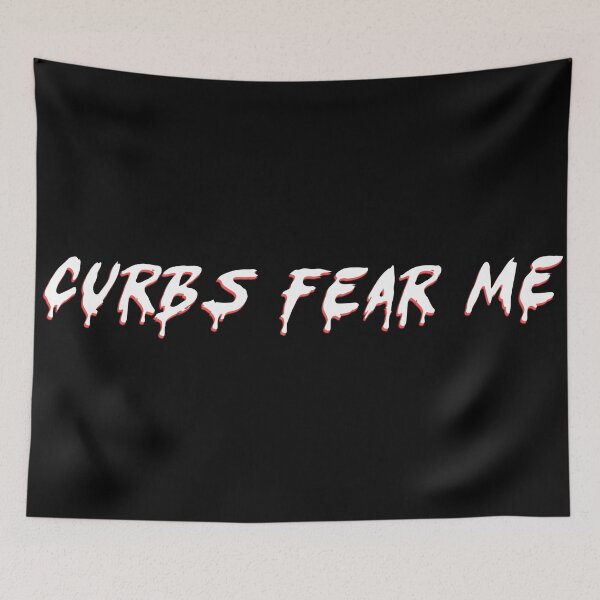 Item preview, Curbs Fear Me - Car Bumper Sticker designed and sold by Hazmat-AI7.