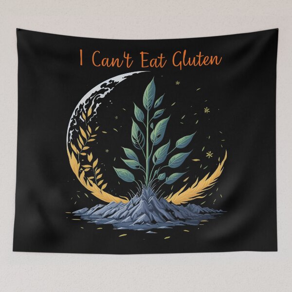 Item preview, I Cant Eat Gluten - Embracing Gluten-Free Living: Healthy and Delicious Meals Without Wheat designed and sold by Chromatic-Art.