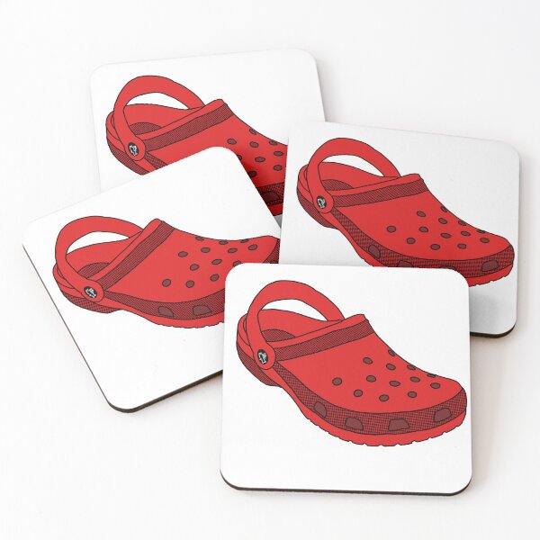 Item preview, Red Crocs designed and sold by candyllamazz.