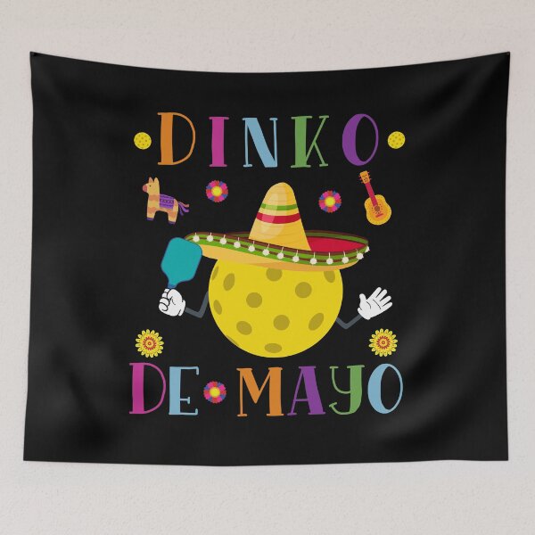 Item preview, Dinko de Mayo Funny Cinco de Mayo Funny Pickleball designed and sold by MacAndMoose.