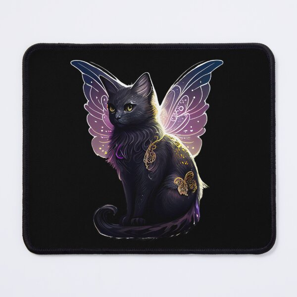 Item preview, Black winged cat designed and sold by Astralia.