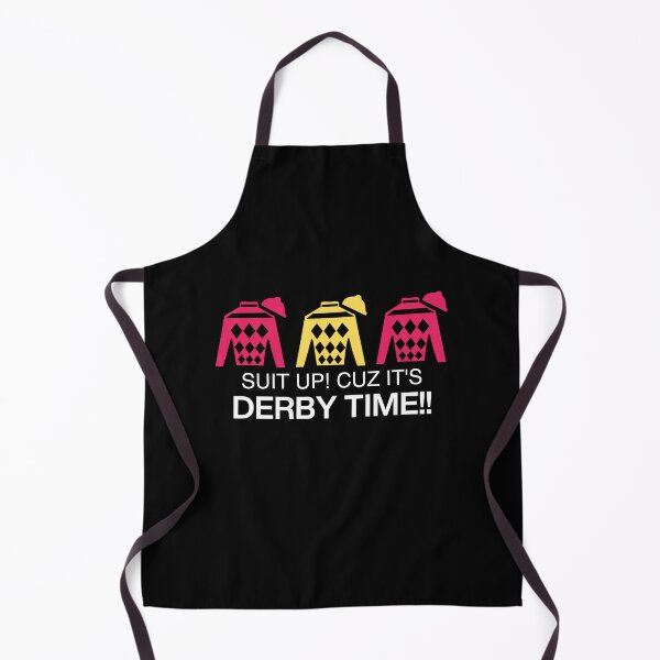 Derby Time Horse Racing Color Tee, Funny Kentucky Derby Suit gift for Derby Lover Apron