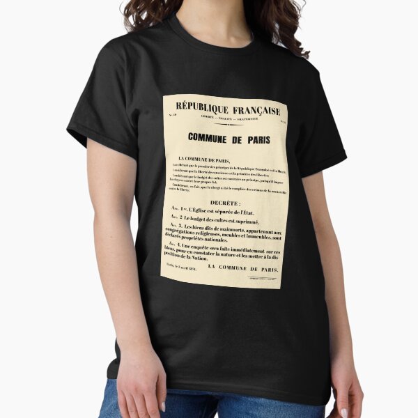 Aperçu de l'œuvre Commune de Paris créée et vendue par Film-T-Shirts.