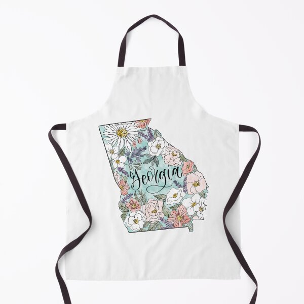 Item preview, Handdrawn Georgia Floral designed and sold by Selena Ashley Designs.