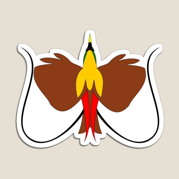 Red Bird of Paradise Magnet