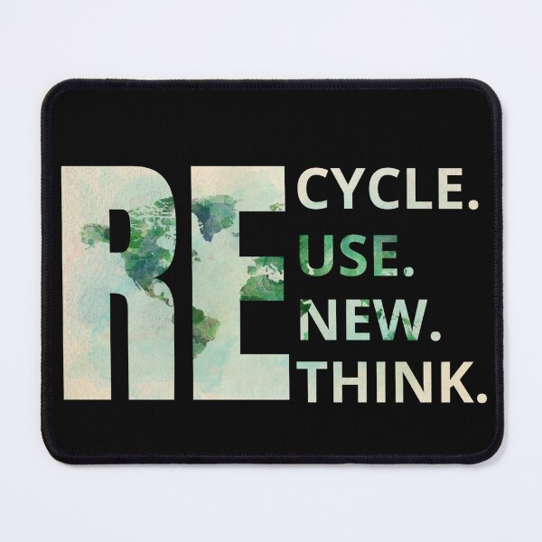 Item preview, Eco-Conscious Mindset - Recycle, Reuse, Renew, Rethink Design designed and sold by ElLocoMus.