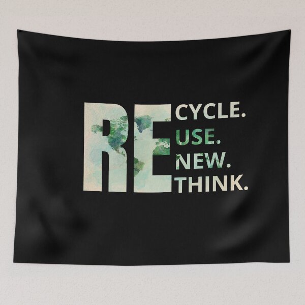 Item preview, Eco-Conscious Mindset - Recycle, Reuse, Renew, Rethink Design designed and sold by ElLocoMus.