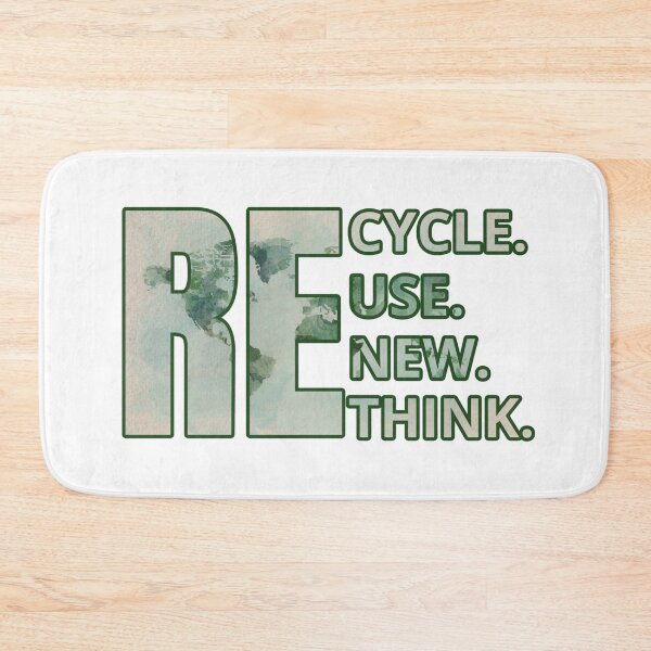 Item preview, Eco-Conscious Mindset - Recycle Reuse Renew Rethink designed and sold by ElLocoMus.