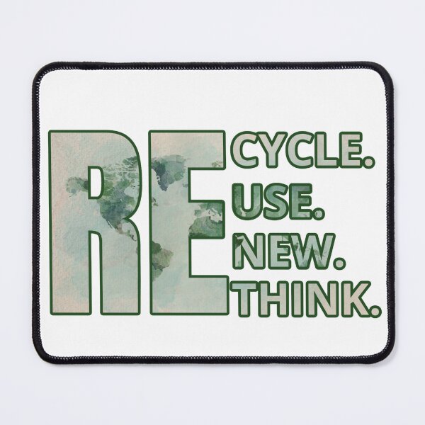 Item preview, Eco-Conscious Mindset - Recycle Reuse Renew Rethink designed and sold by ElLocoMus.