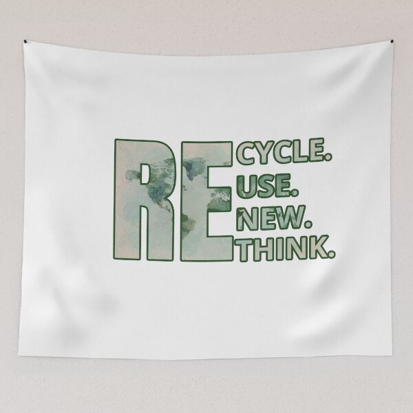 Item preview, Eco-Conscious Mindset - Recycle Reuse Renew Rethink designed and sold by ElLocoMus.