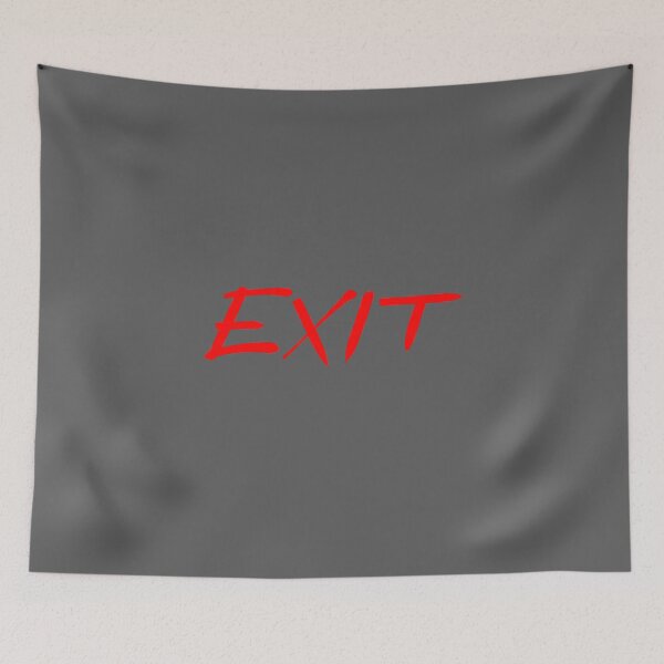 Item preview, Exit dark gray designed and sold by oxoxoxo.