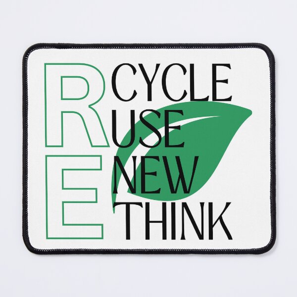 Item preview, Recycle Reuse Renew Rethink designed and sold by AtergK.